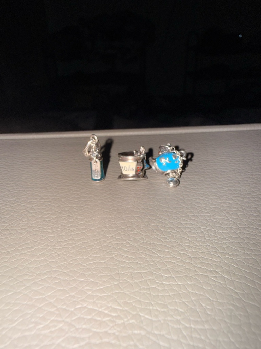 Pandora Silver Alice in Wonderland Charm Trio - 3-Piece Set